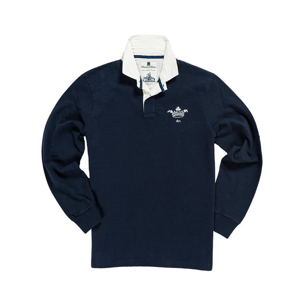 Oxford 1872 Rugby Shirt Black & Blue 1871 Shirts - Rugby Shirts