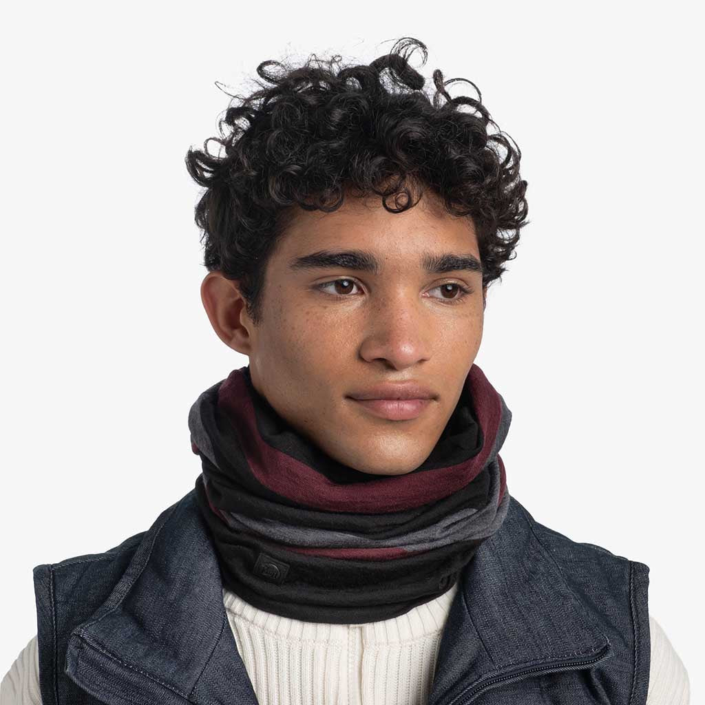 BUFF Merino Move Merino Wool Neck Gaiter Black WildBounds