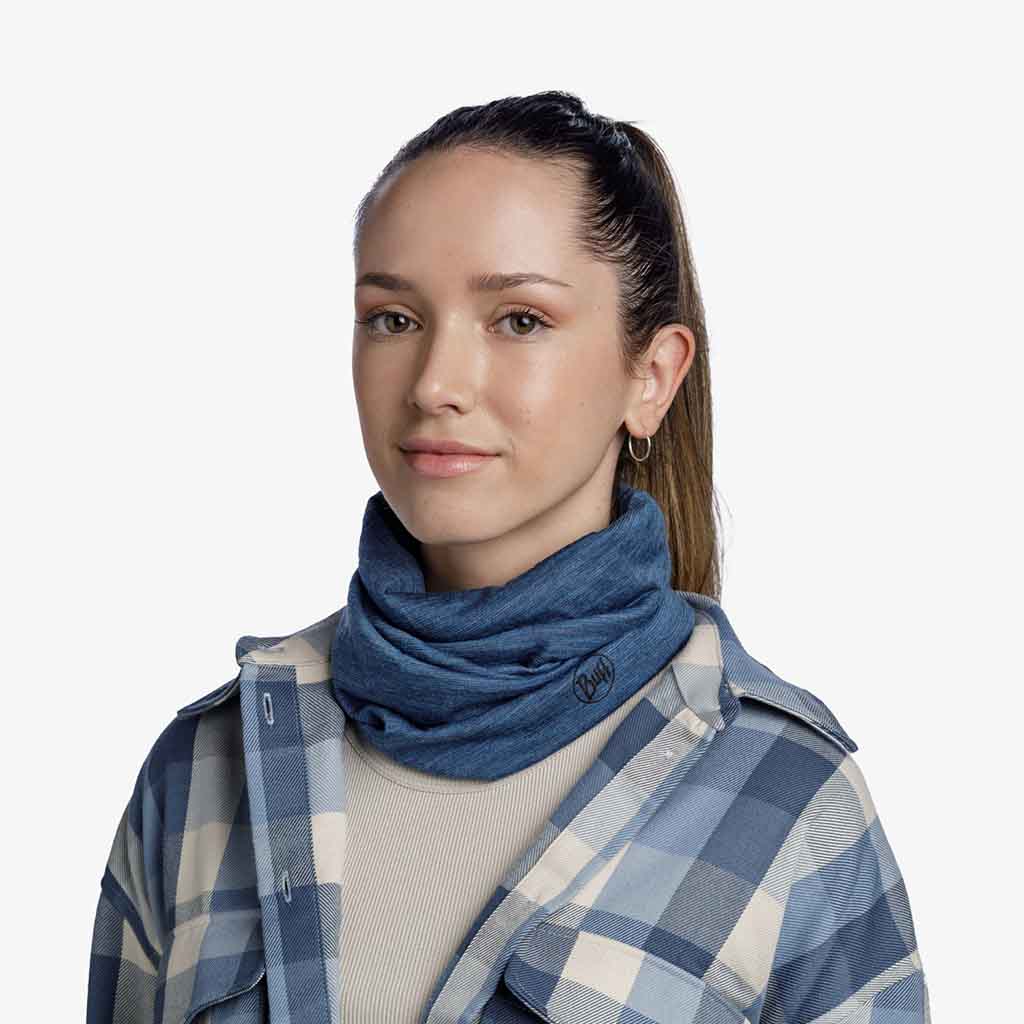Merino Lightweight BUFF 117819.759 Neck Gaiters One Size / Tempest