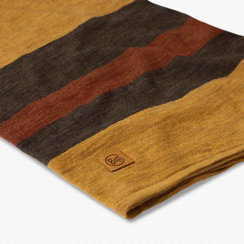 BUFF Merino Move Merino Wool Neck Gaiter Mustard WildBounds