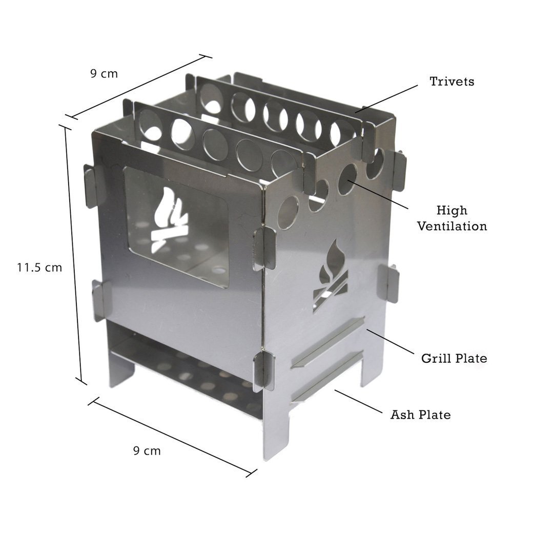 Bushbox Bushcraft Essentials BCE-001 Camping Stoves One Size / Stainless