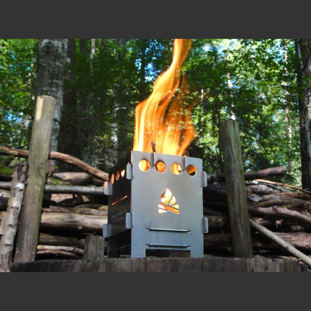 Bushcraft Essentials | Bushbox | Wood Burning Camp Stove | Fire Box ...