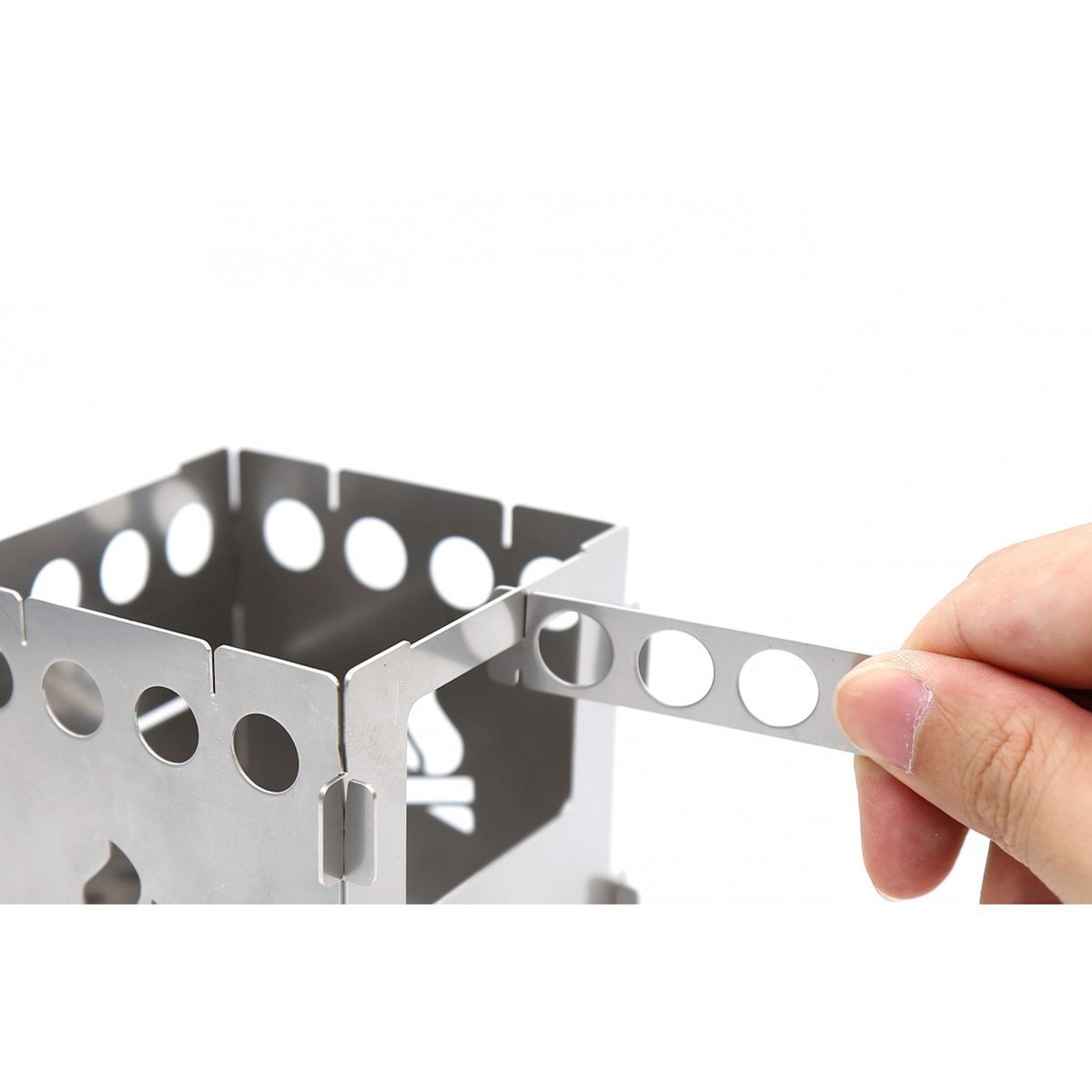 Bushbox Trivets | Set of Two Bushcraft Essentials BCE-012 Camping Stoves One Size / Stainless