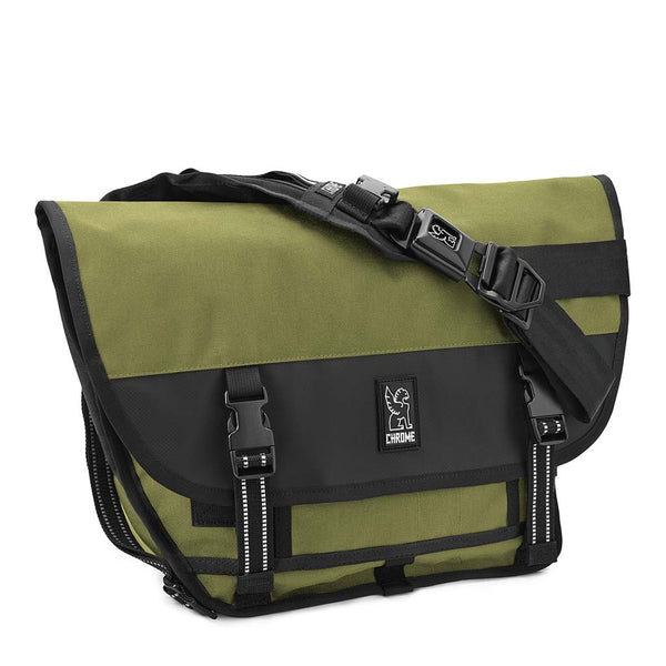 Mini Metro Messenger Bag Chrome Industries BG-001-OLBR Messenger Bags 20.5L / Olive Branch