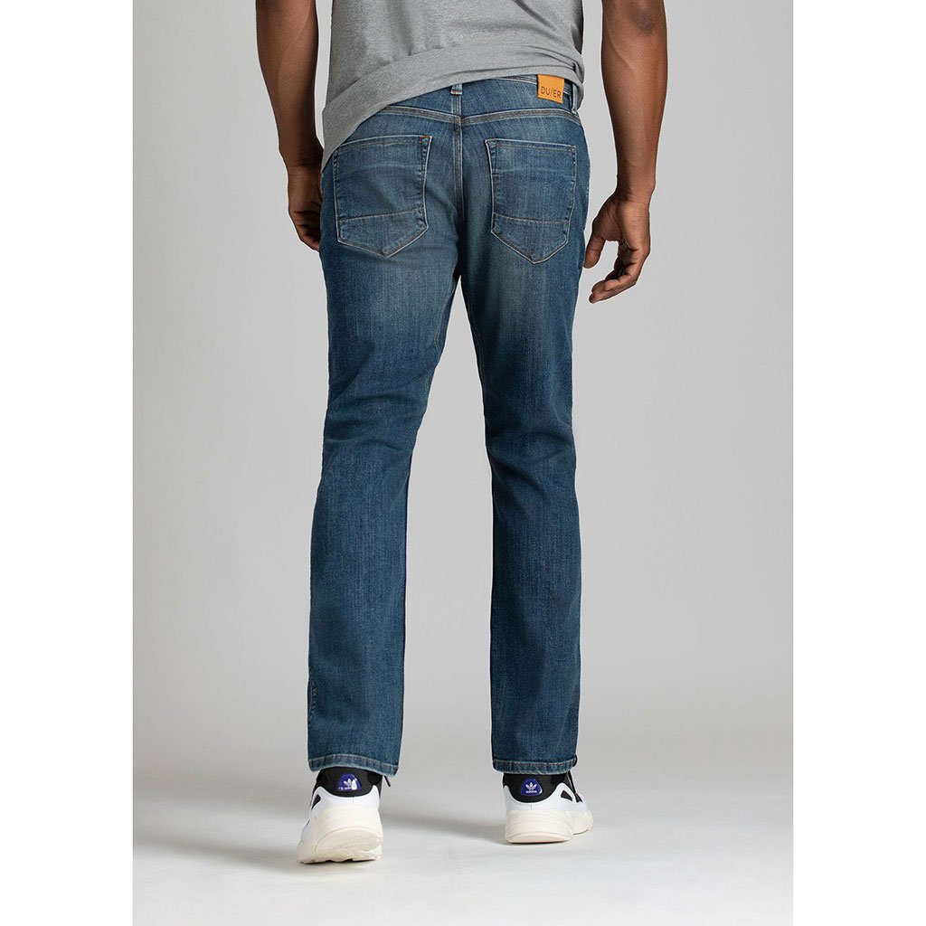 DUER Performance Denim Relaxed Mens Stretch Jeans Galactic