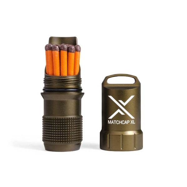 Matchcap XL Exotac EXOMATCHXL-OD Firestarters One Size / Olive Drab