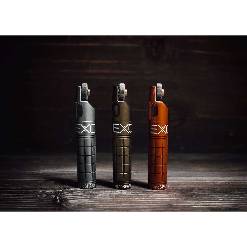 nanoSPARK Lighter Exotac NANOSPARK-ORG Firestarters One Size / Orange
