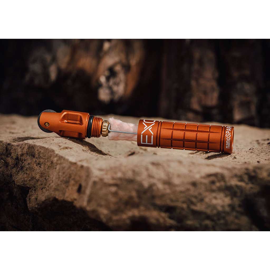 nanoSPARK Lighter Exotac NANOSPARK-ORG Firestarters One Size / Orange