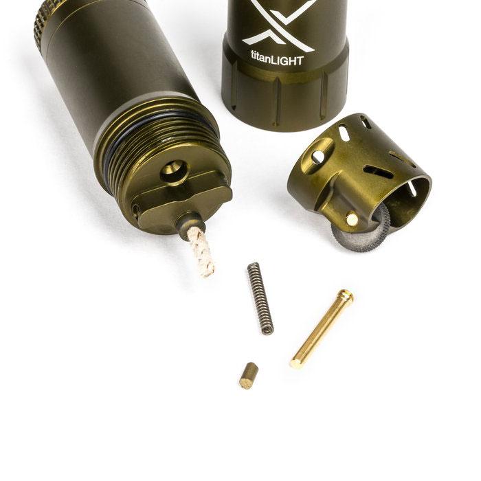 titanLIGHT Lighter Exotac 602573145081 Firestarters One Size / Orange