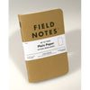 Original Plain 3-Pack Field Notes FN-03 Notebooks 3 Pack / Brown