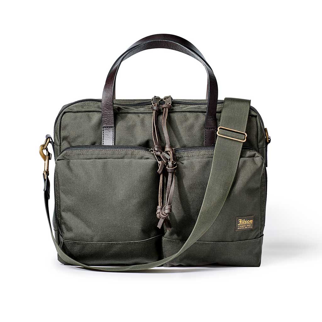Dryden Briefcase Filson 20049878-OG Briefcases 14 L / Otter Green