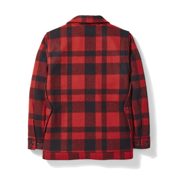 Filson | Mackinaw Cruiser | Wool Coat | Red/Black | WildBounds