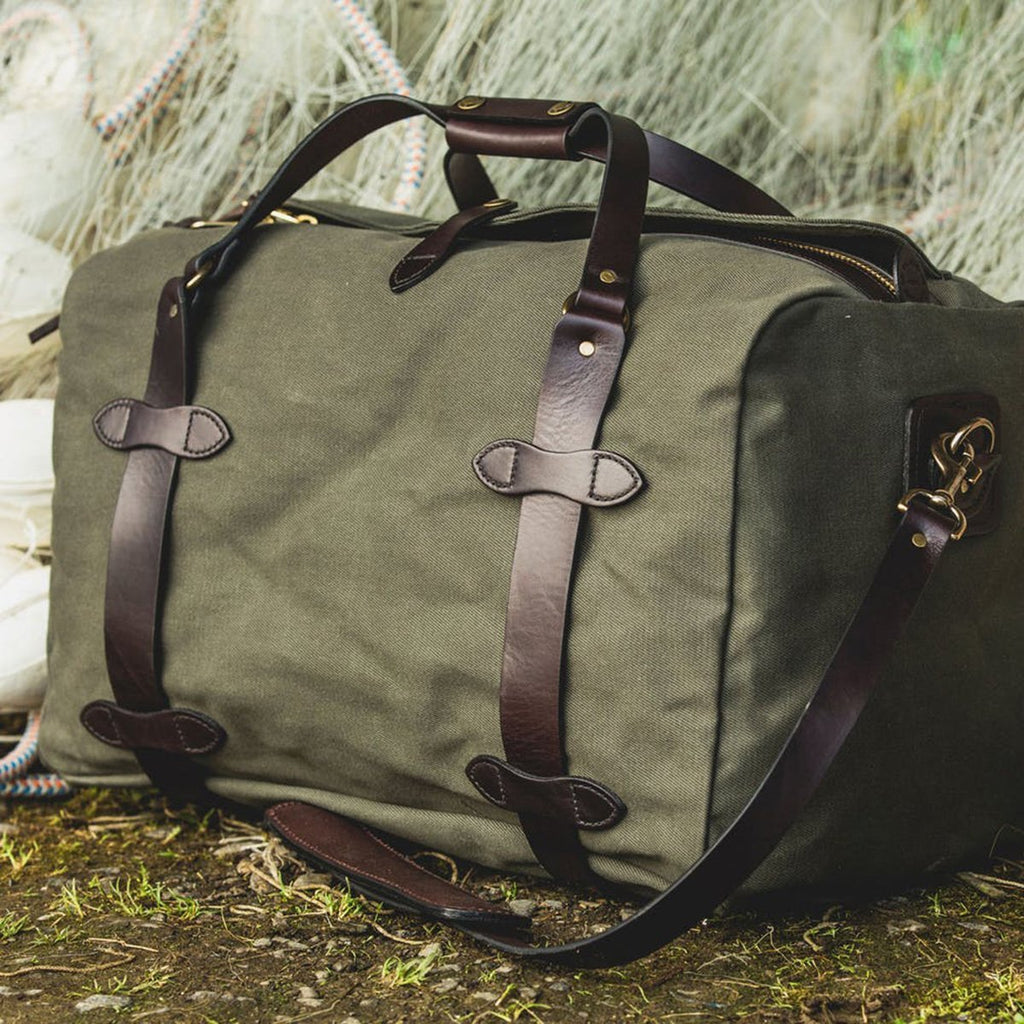 Filson | Rugged Twill Duffle Bag | Travel Duffle Bag | Otter Green ...