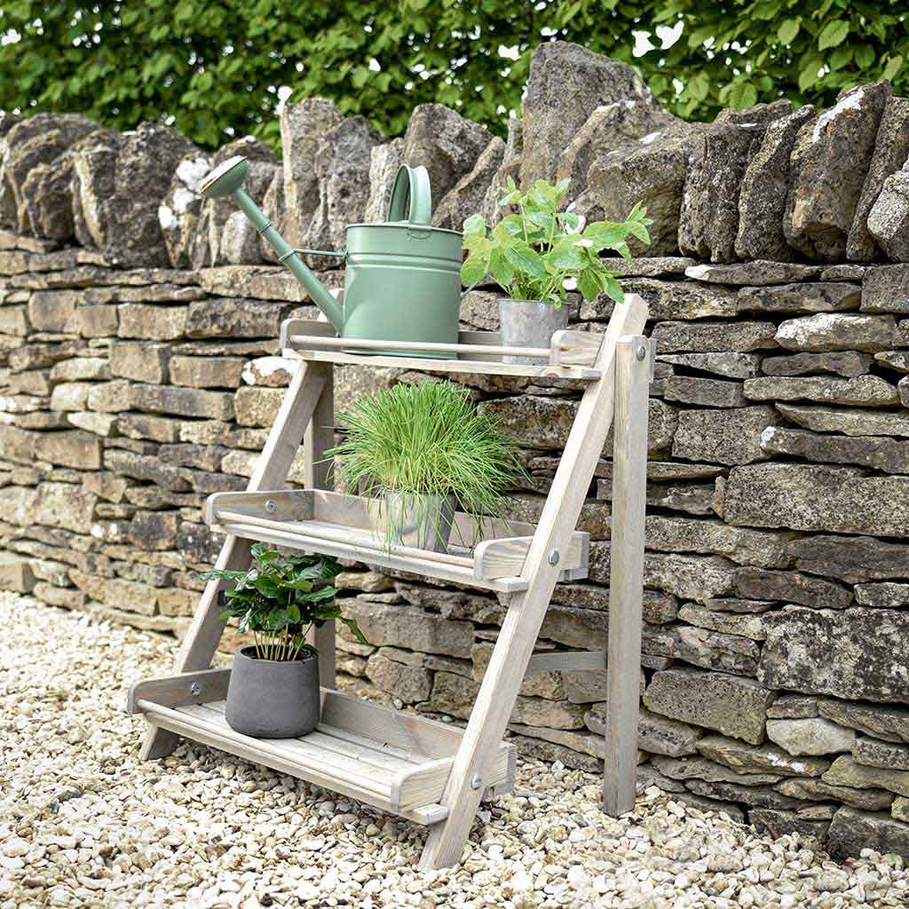 Aldsworth Plant Stand Garden Trading AWPS01 Shelves One Size / Wood