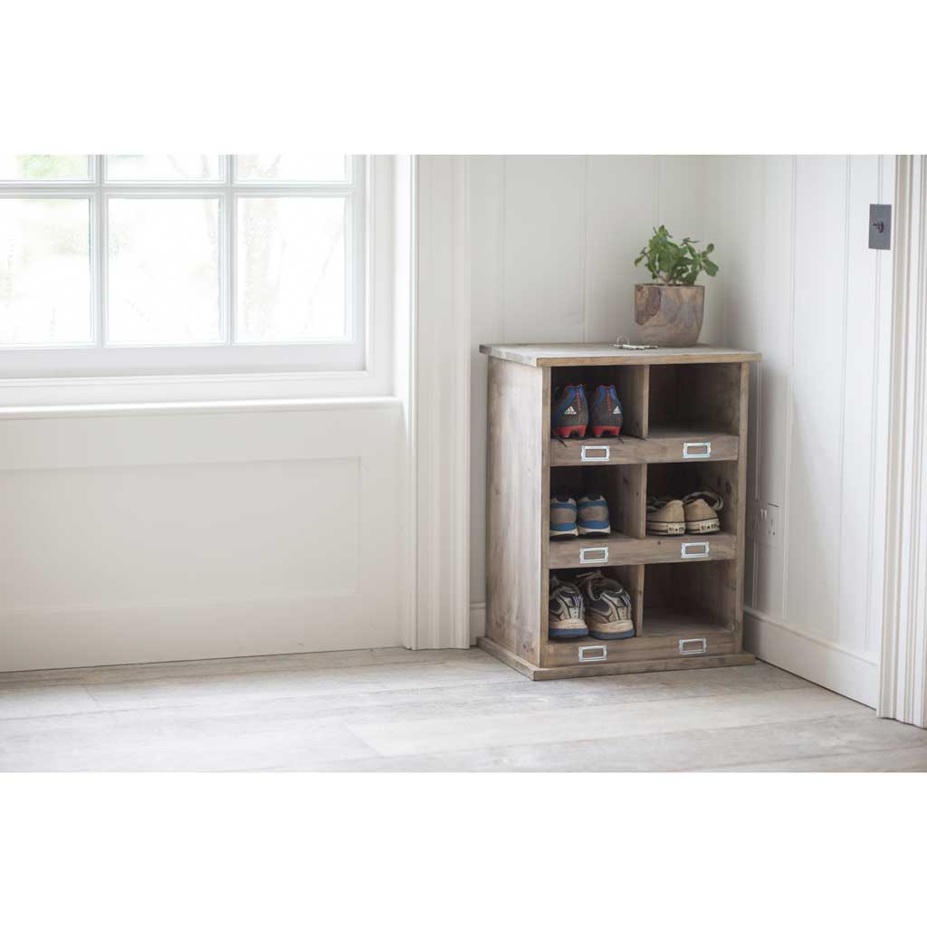 Chedworth Shoe Locker | 6 Shoe Garden Trading SLWO03 Shoe Lockers 6 Shoe / Wood