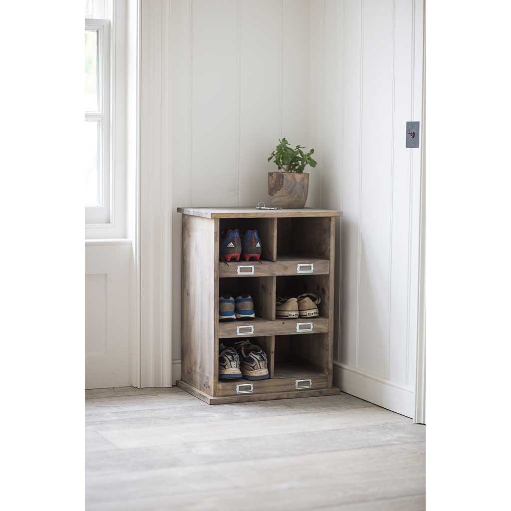 Chedworth Shoe Locker | 6 Shoe Garden Trading SLWO03 Shoe Lockers 6 Shoe / Wood
