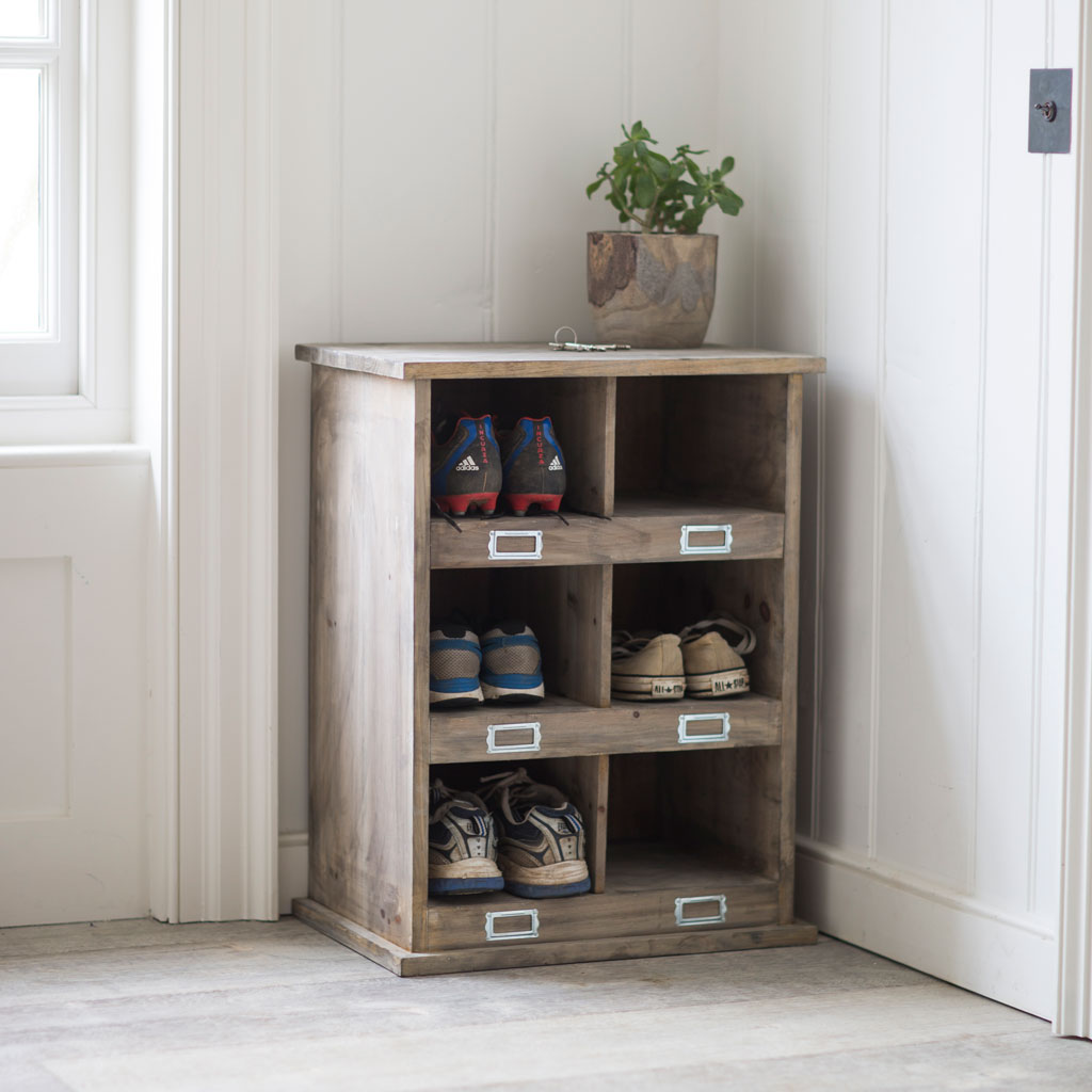 Chedworth Shoe Locker | 6 Shoe Garden Trading SLWO03 Shoe Lockers 6 Shoe / Wood