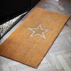Embossed Star Doormat Garden Trading DMCO42 Doormats Double / Coir