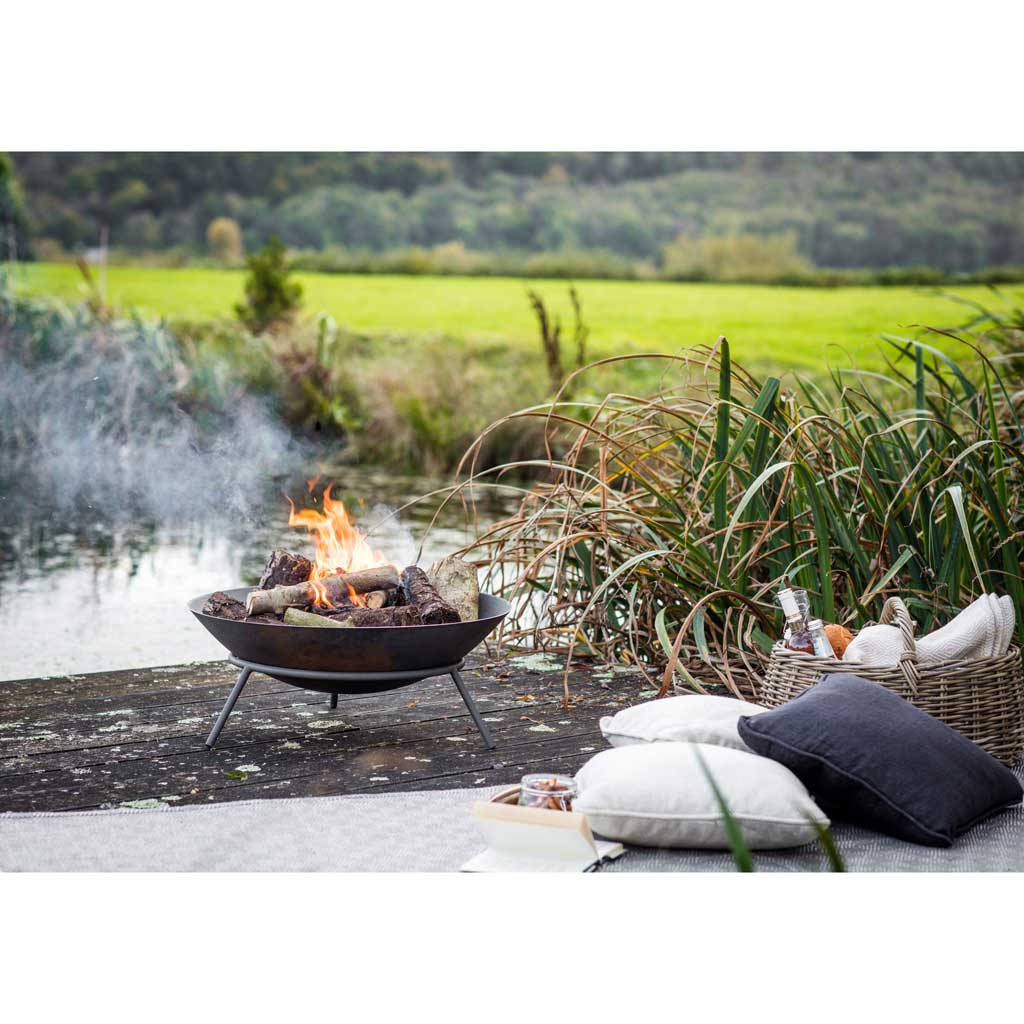 Idbury Fire Pit Garden Trading FPST03 Firepits One Size / Cast Iron