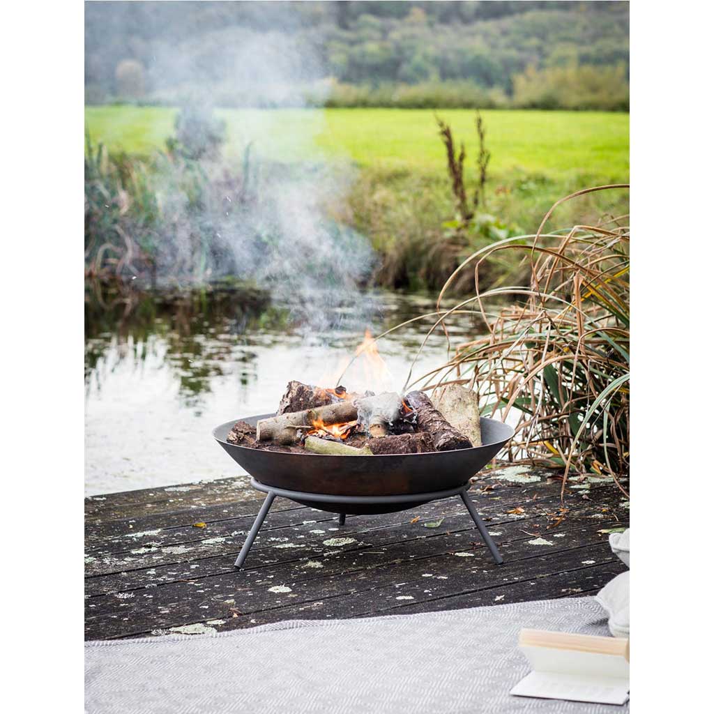 Idbury Fire Pit Garden Trading FPST03 Firepits One Size / Cast Iron