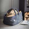 Southwold Rectangular Basket Garden Trading BAFE02 Log Stores One Size / Grey