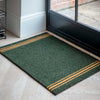 Triple Stripe Doormat Garden Trading DMCO32 Doormats Large / Forest Green