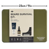 Beard Survival Kit Gentlemen's Hardware GEN551UK Beard Survival Kit One Size / Green