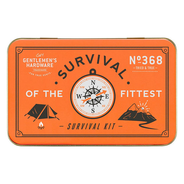 Survival Kit Gentlemen's Hardware GEN368UK Survival Kit One Size / Red
