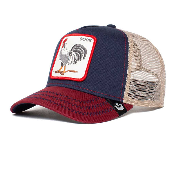 Rooster Trucker Hat Goorin Bros. 101-0378-NVY Caps & Hats One Size / Navy