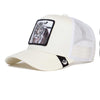 White Tiger Trucker Hat Goorin Bros. 101-0392-WHI Caps & Hats One Size / White