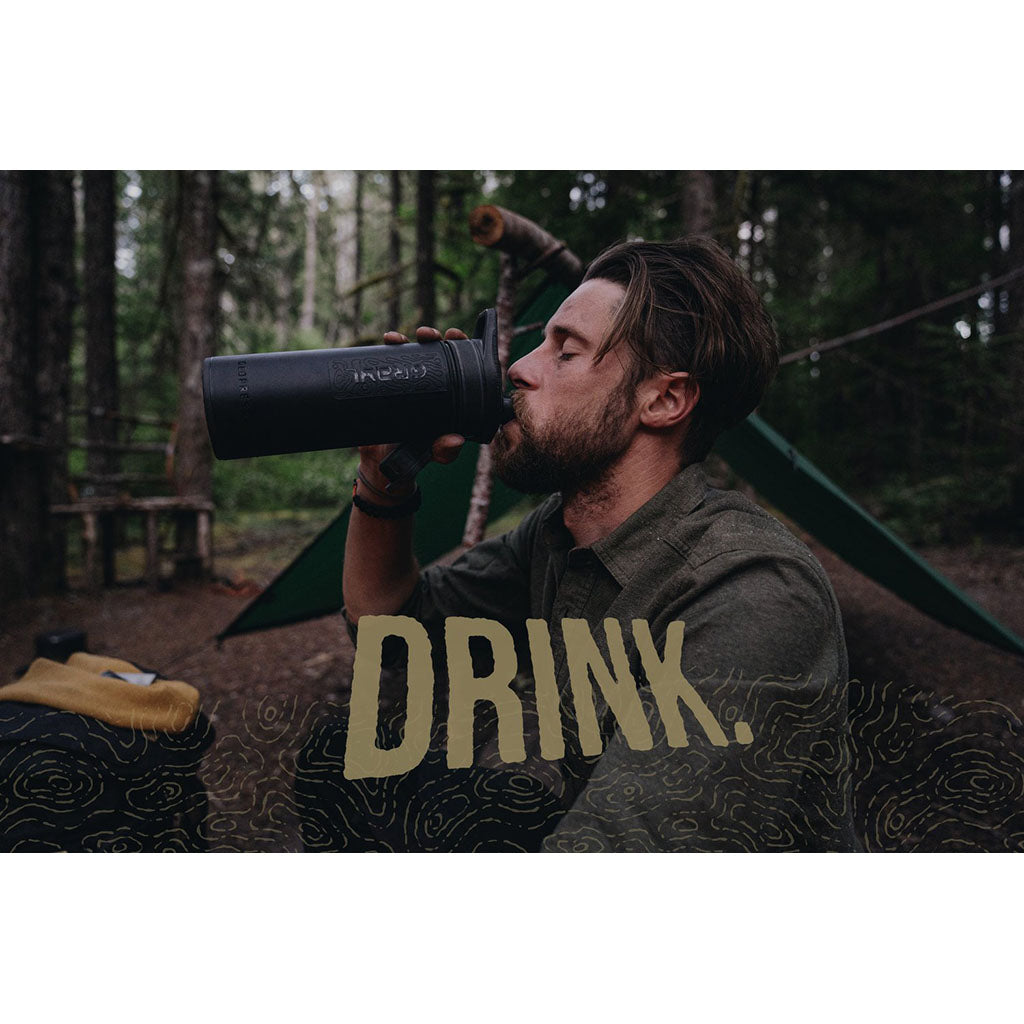 Grayl GeoPress Water Purifier Covert Black WildBounds UK