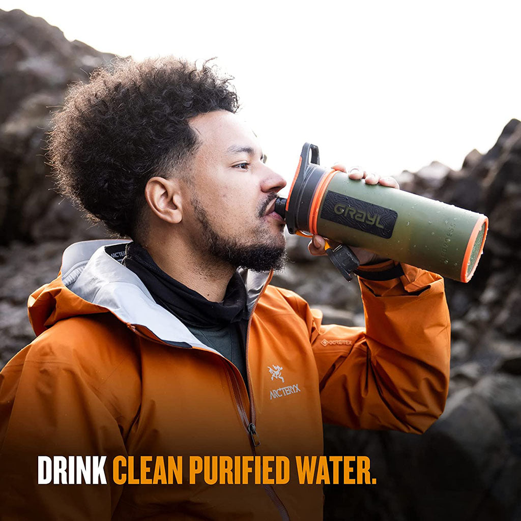 Grayl GeoPress Water Purifier Oasis Green WildBounds UK