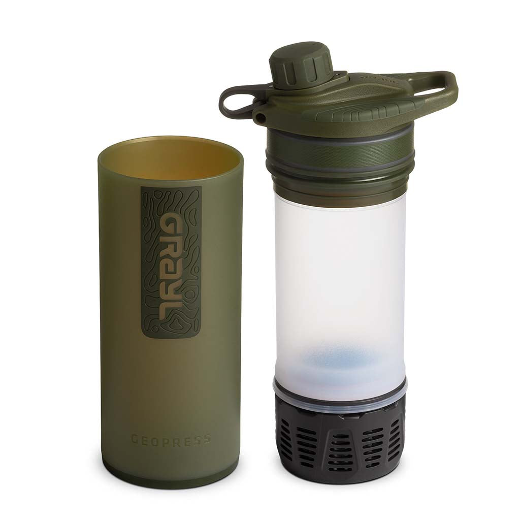 Grayl GeoPress Water Purifier Olive Drab WildBounds UK