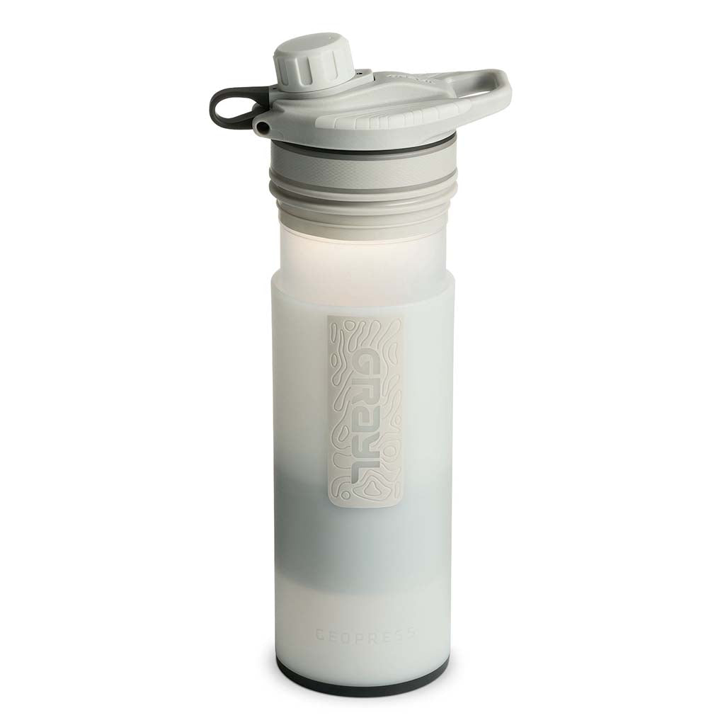 Grayl GeoPress Water Purifier Peak White WildBounds UK
