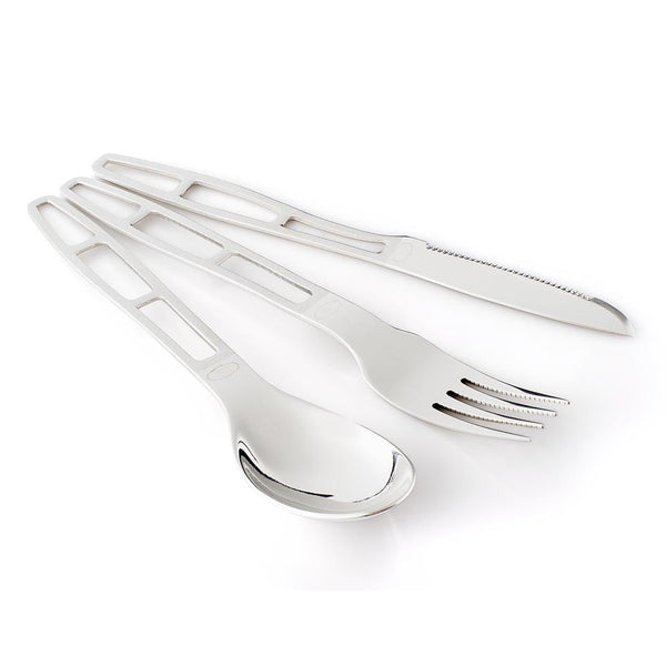 Glacier Stainless Cutlery Set GSI Outdoors GSI-61003-1 Cutlery Sets One Size / Brushed