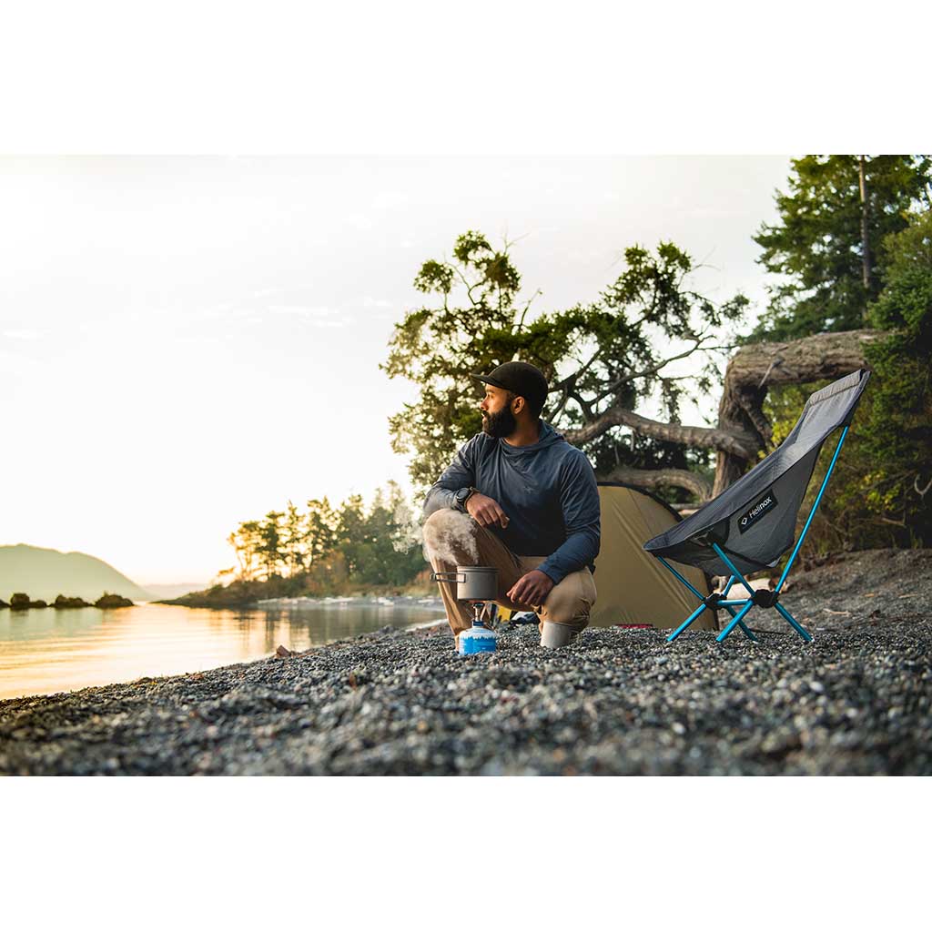 Helinox | Chair Zero High Back | Best Camp Chair | Grey | WildBounds