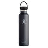 24 oz Standard Mouth Hydro Flask S24SX001 Water Bottles 24 oz / Black