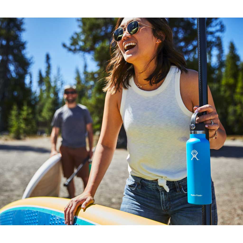 24 oz Standard Mouth Hydro Flask S24SX001 Water Bottles 24 oz / Black