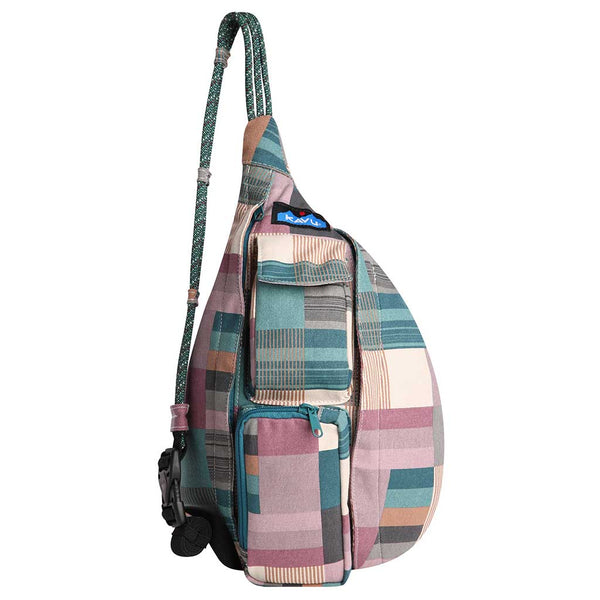 KAVU Mini Rope Bag Sling Backpack Grandmas Quilt WildBounds