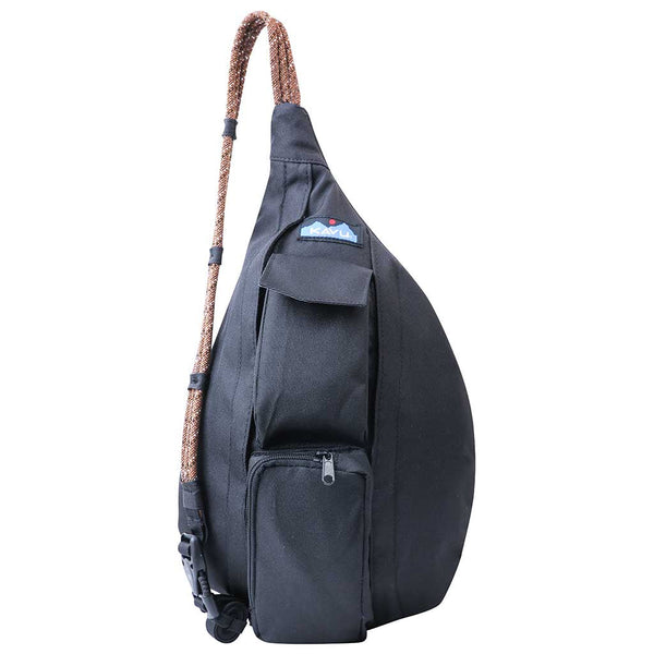 KAVU | Mini Rope Sling | Sling Backpack | Jet Black | WildBounds