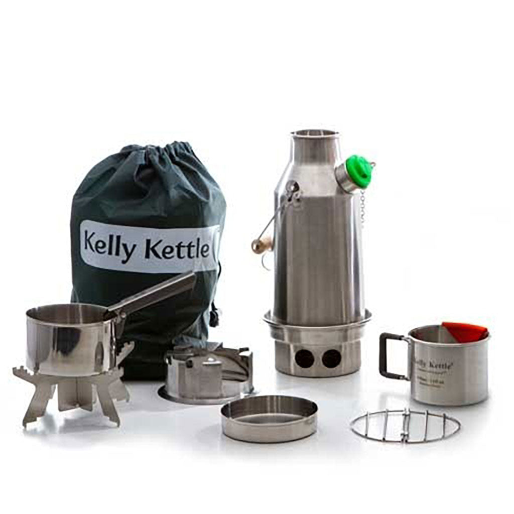 Kelly Kettle Ultimate Base Camp Kit Stainless Steel Volcano