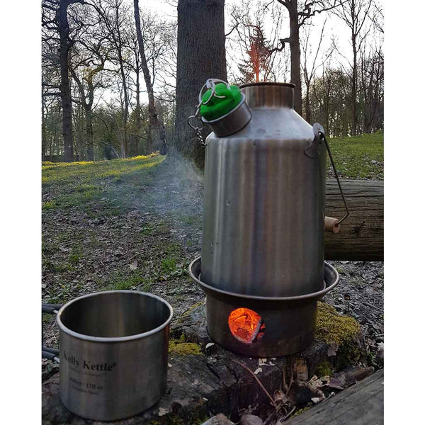 Kelly Kettle | Ultimate Scout Kit | Stainless Steel | Volcano Kettle ...