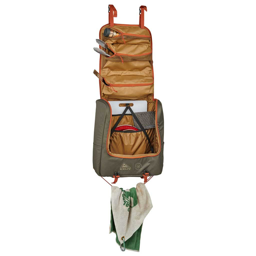 Camp Galley Deluxe Kelty 24669022BEL Camp Storage Bags One Size / Beluga/Dull Gold