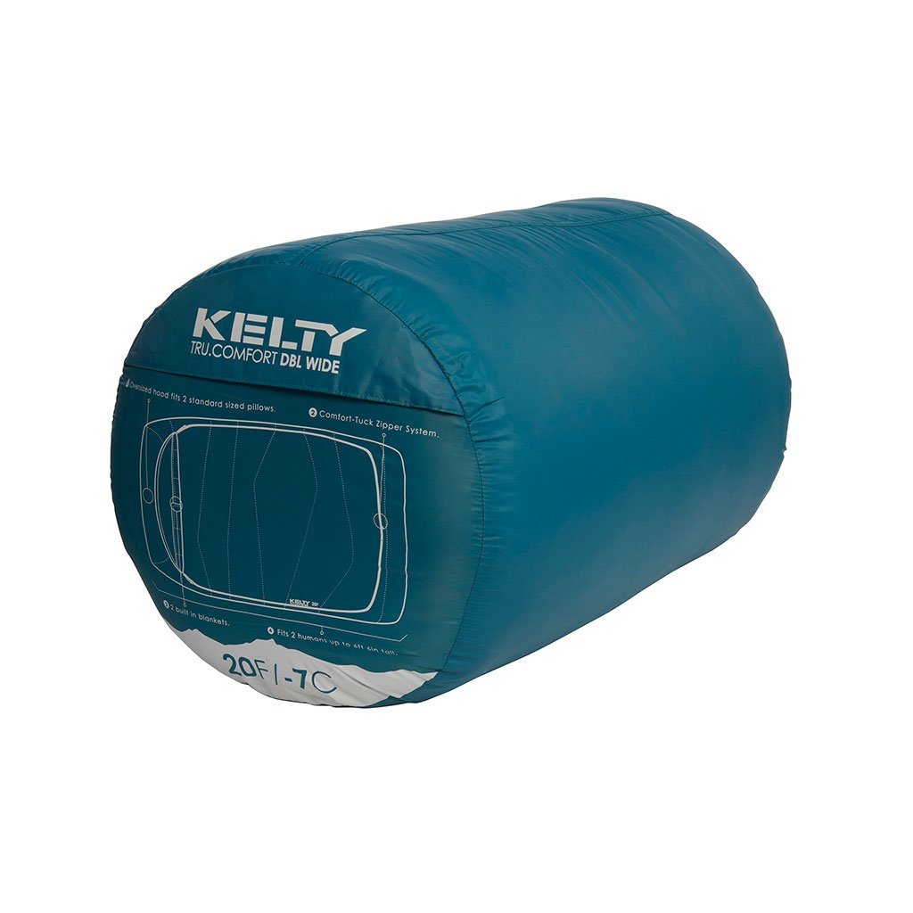 Kelty | Tru.Comfort Doublewide 20 Sleeping Bag | Teal | WildBounds