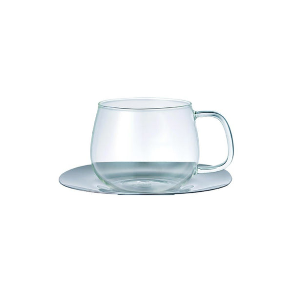 Unitea Cup & Saucer 350ml Kinto 8338 Mugs 350ml / Stainless Steel