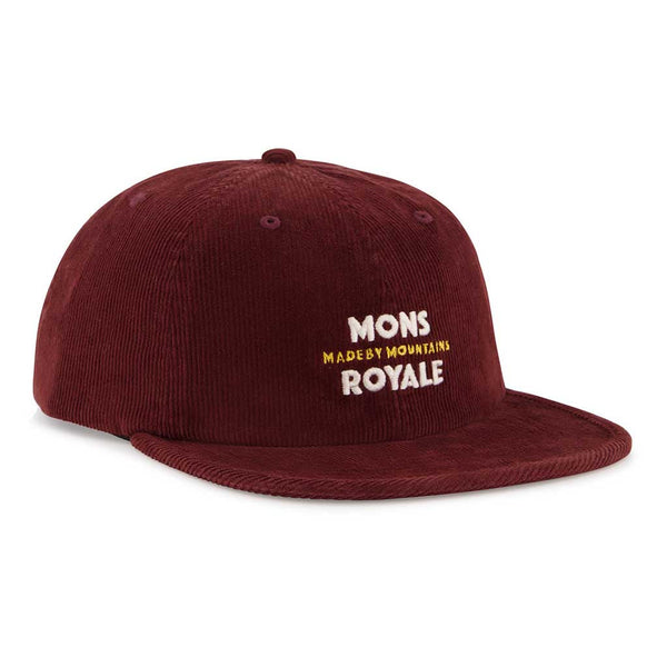 Corduroy Roam Cap Mons Royale 100677-1216-383-OS Caps & Hats One Size / Dark Chocolate
