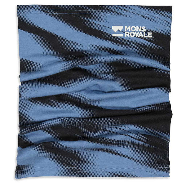 Daily Dose Merino Flex 200 Neckwarmer Mons Royale 100507-2171-573 Neck Warmers One Size / Blue Motion