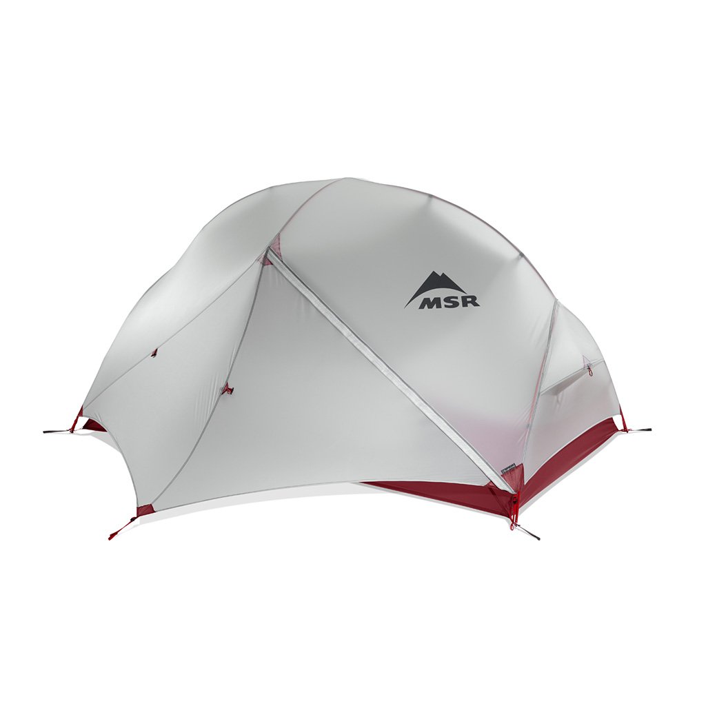 MSR | Hubba Hubba NX Tent V7 | 2 Person Camping Tent | Grey/Red