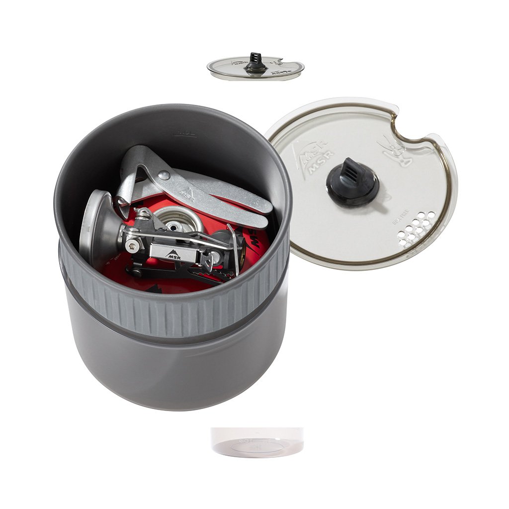PocketRocket Deluxe Stove Kit MSR 13099 Camping Stoves One Size / Grey