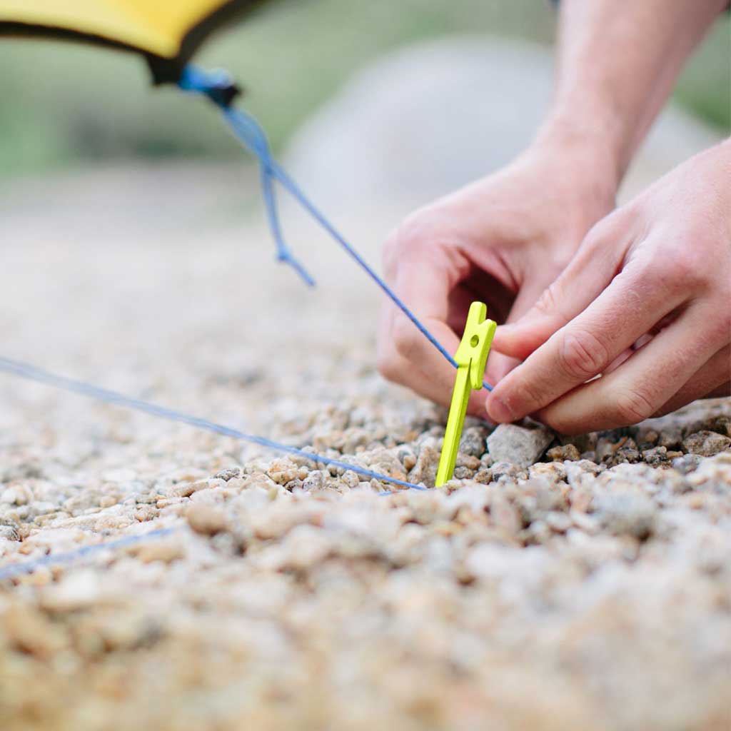 Airpin Stakes (Set of 4) NEMO Equipment 811666030023 Tent Stakes One Size / Green